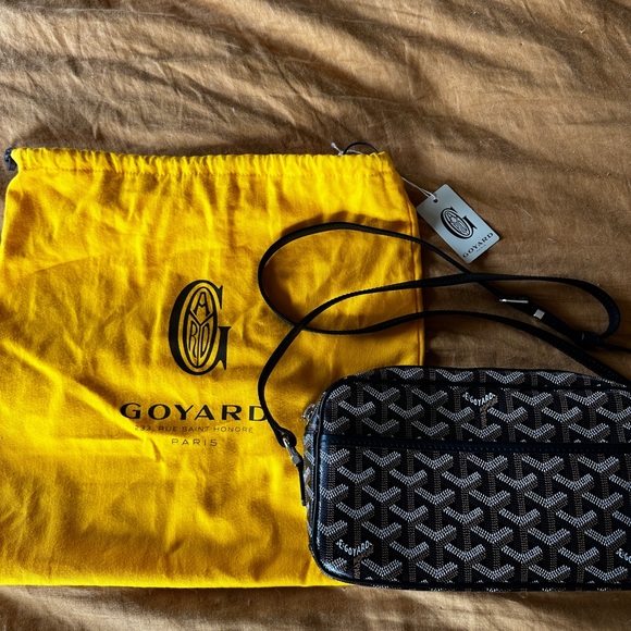 Goyard Cap Vert Crossbody Bag Black - Picture 11 of 12